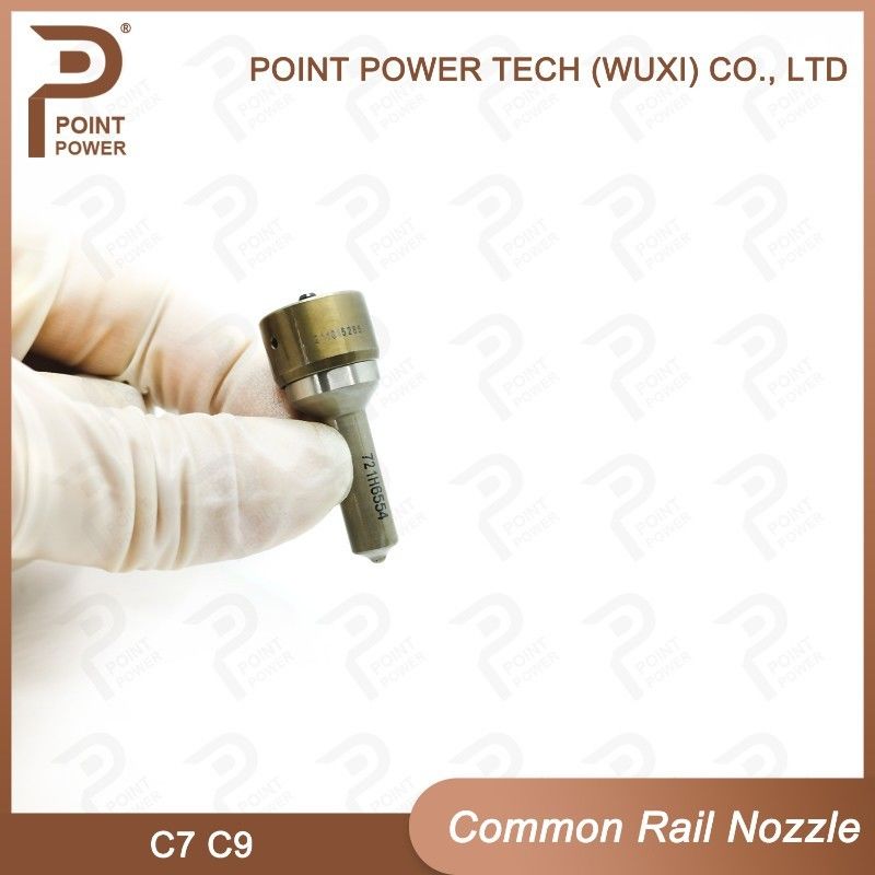 C9 Common Rail Injector Nozzle Высокоскоростная стальная черная ISO9001 дизельная впрыска