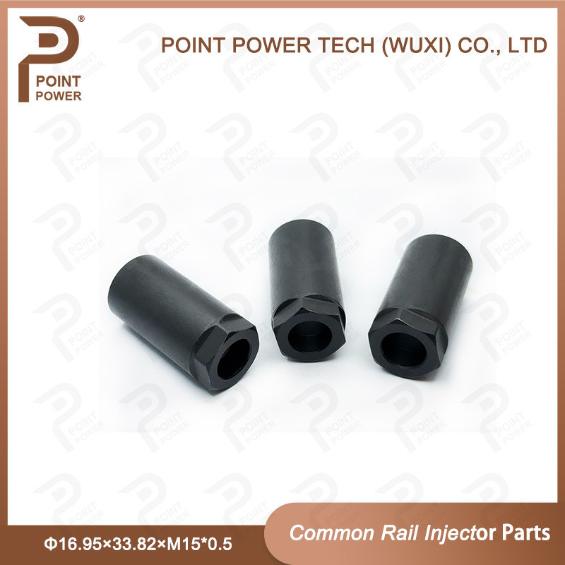 Дизельный автомобильный топливный двигатель Дизельная форсунка Гайка крышки сопла Размер Φ16.95×33.82×M15*0.5